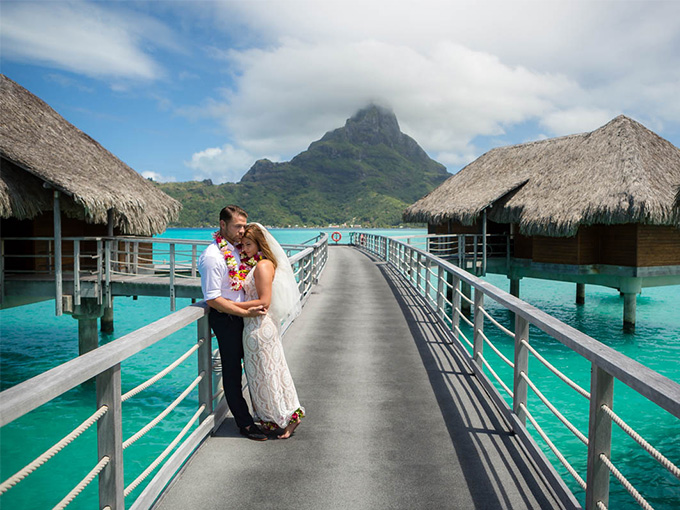 Свадьба на островах Бора-Бора