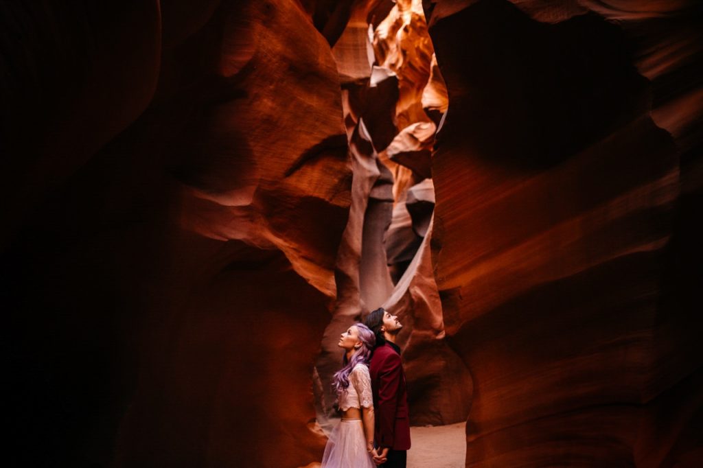 Photographed in Antelope Canyon, Page, Arizona, United States © Amy Painter of Amy Bluestar Photography 