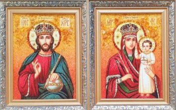 Венчальные иконы из янтаря: искусство, в котором мастерство и духовность соединяются